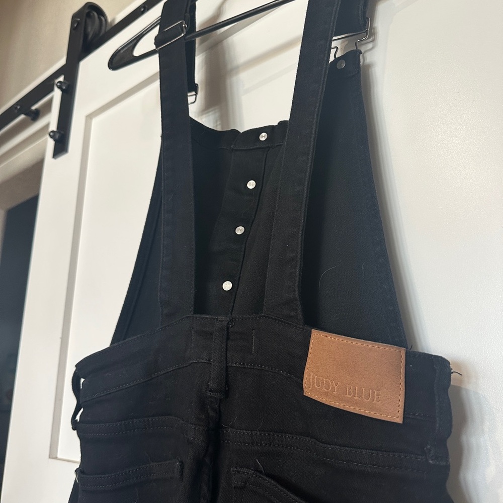 Judy Blue Black Flare Denim Overalls